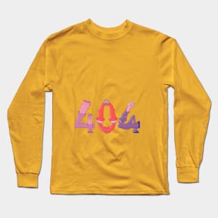 404 error Long Sleeve T-Shirt